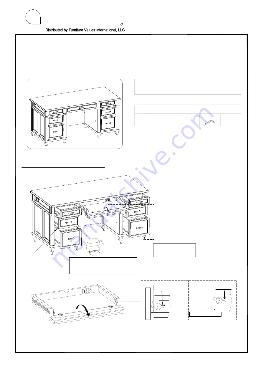 aspenhome I248-303 Assembly Instructions Download Page 1