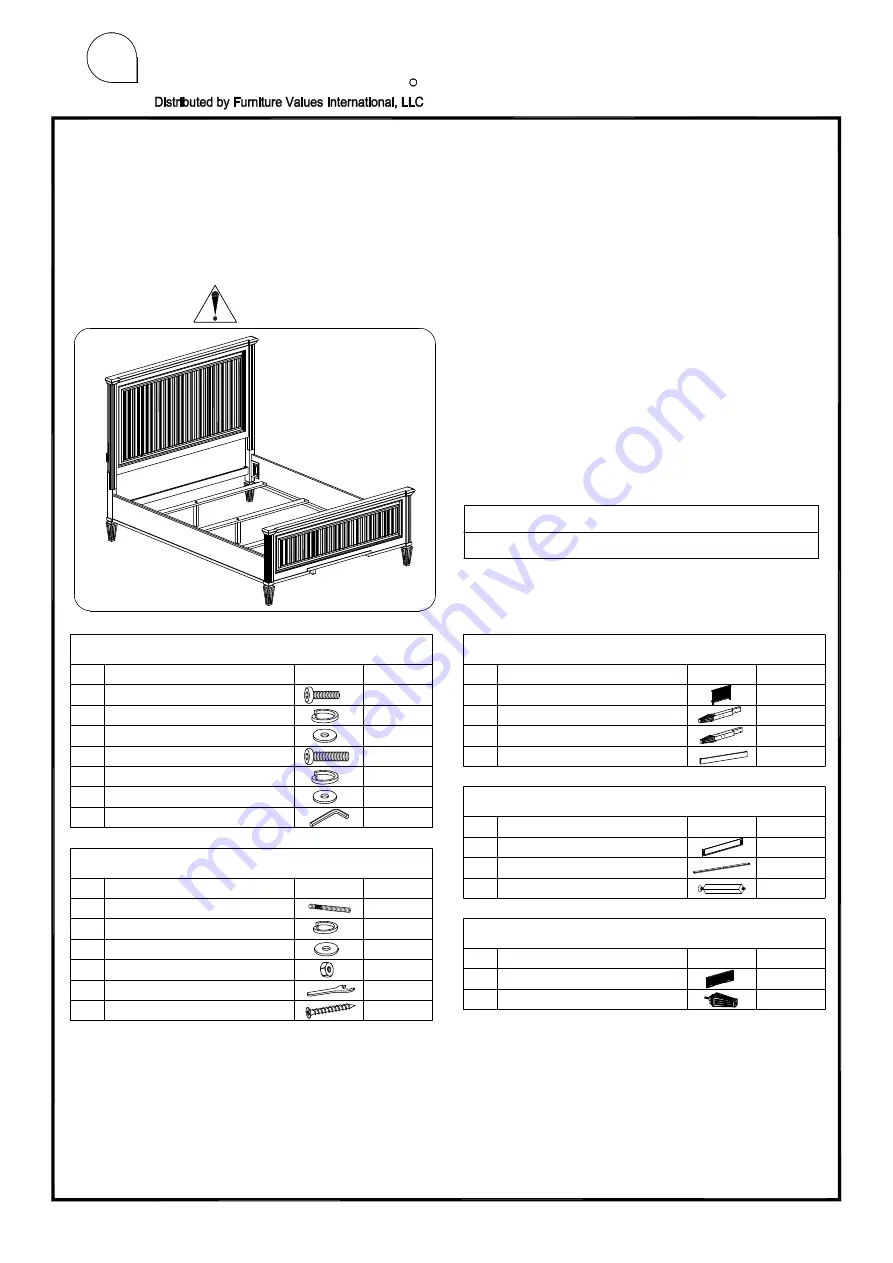 aspenhome I249-402-TAL Assembly Instructions Manual Download Page 1