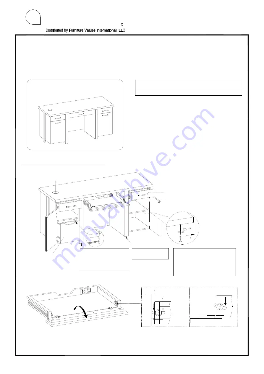 aspenhome I251-316-1 Assembly Instructions Download Page 1