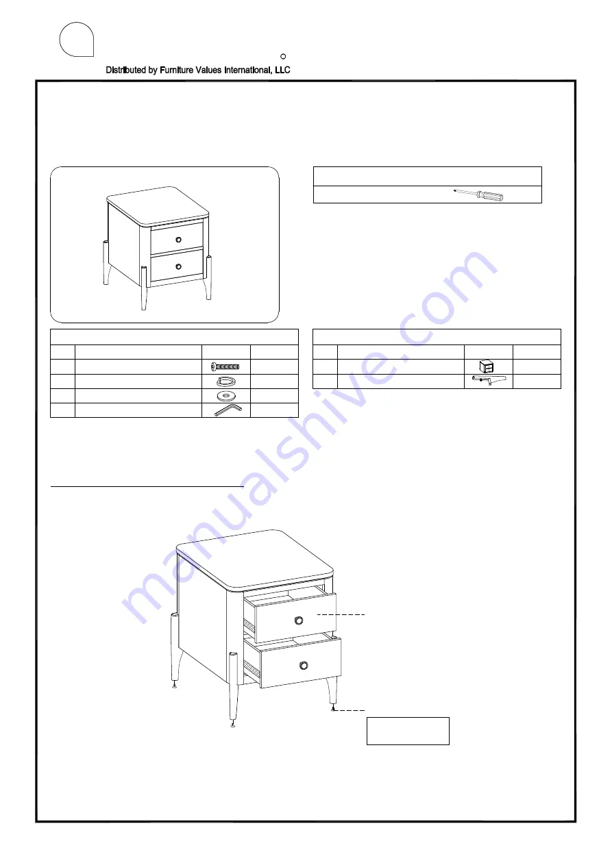 aspenhome I256-9140 Assembly Instructions Download Page 1