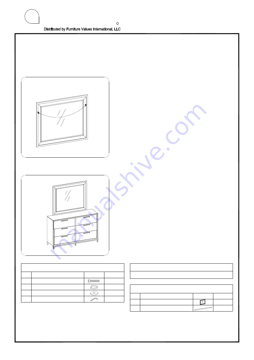 aspenhome I287-462 Assembly Instructions Download Page 1