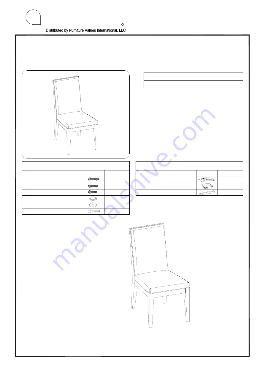 aspenhome I318-6030 Assembly Instructions Download Page 3