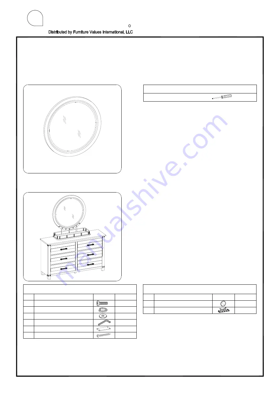 aspenhome I349-464-WST Скачать руководство пользователя страница 1