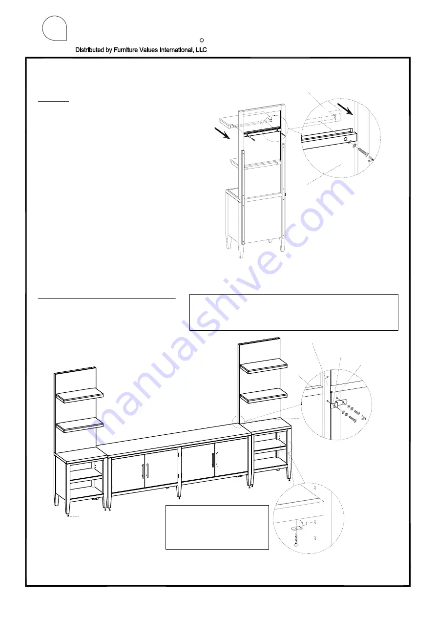 aspenhome I597-225 Assembly Instructions Download Page 2