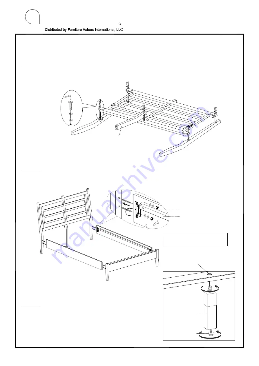 aspenhome I597-400 Assembly Instructions Manual Download Page 2