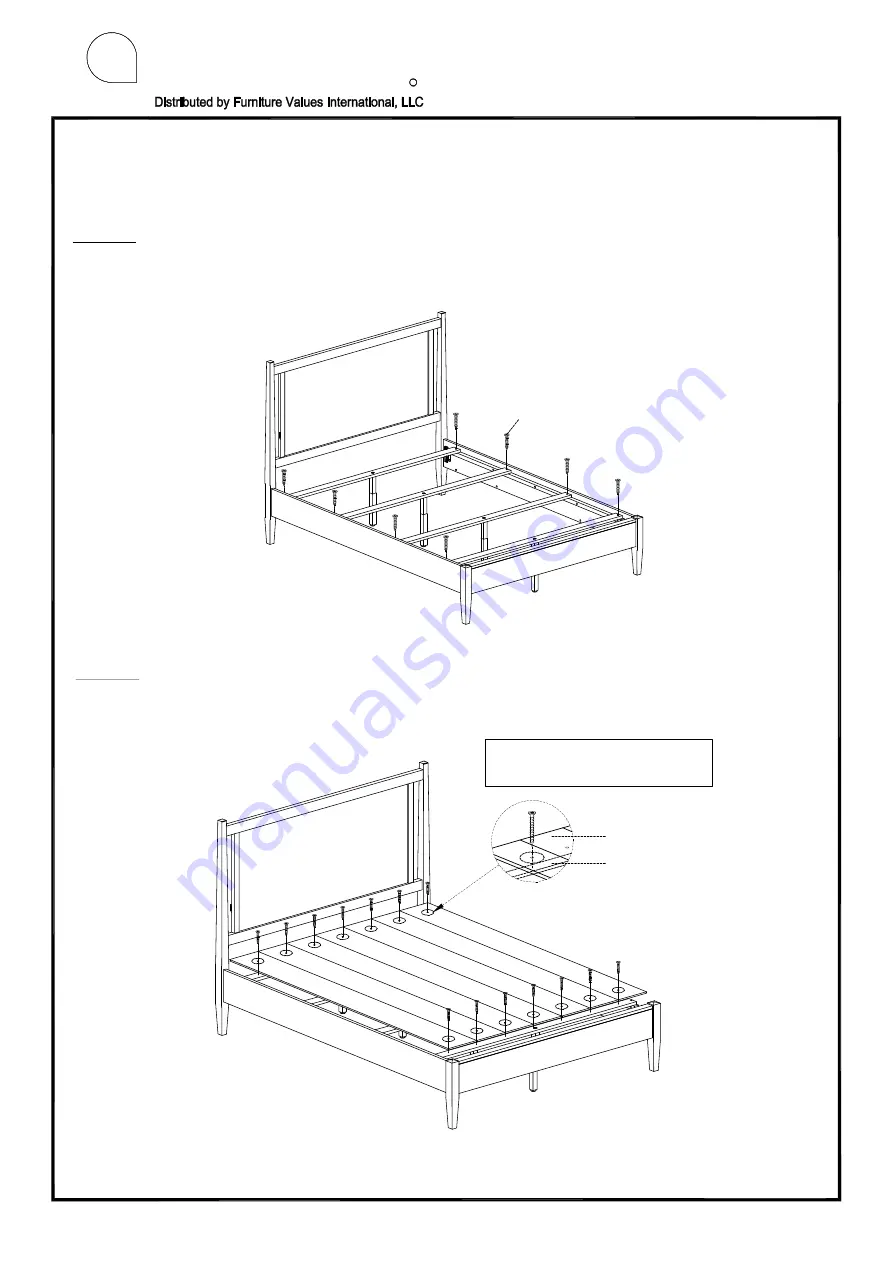 aspenhome I597-402 Assembly Instructions Manual Download Page 3