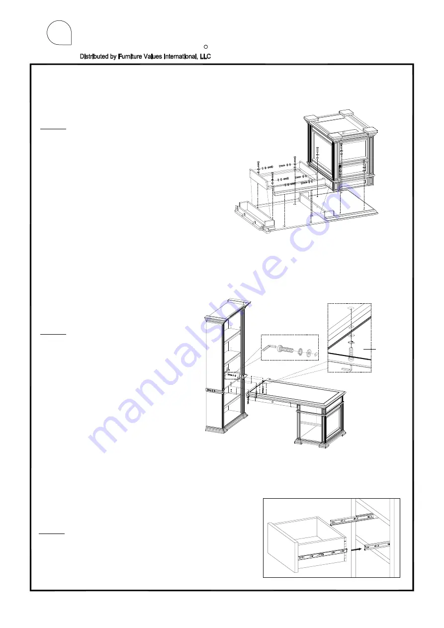 aspenhome I91-332 Assembly Instructions Download Page 4