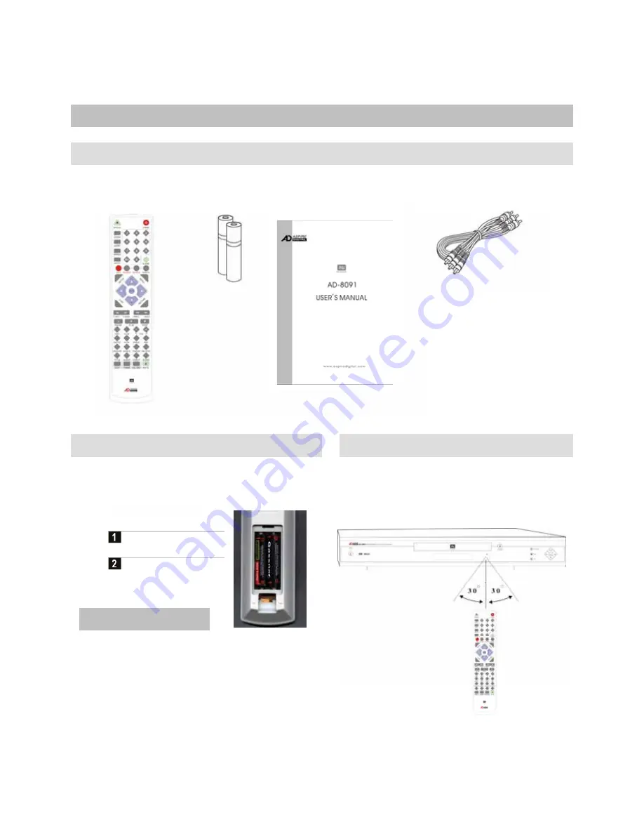 Aspire AD-8091 Скачать руководство пользователя страница 9