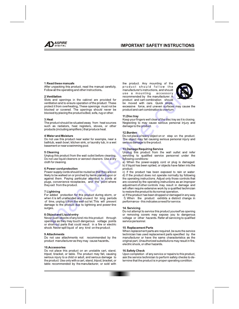 Aspire AD-N820B Owner'S Manual Download Page 5