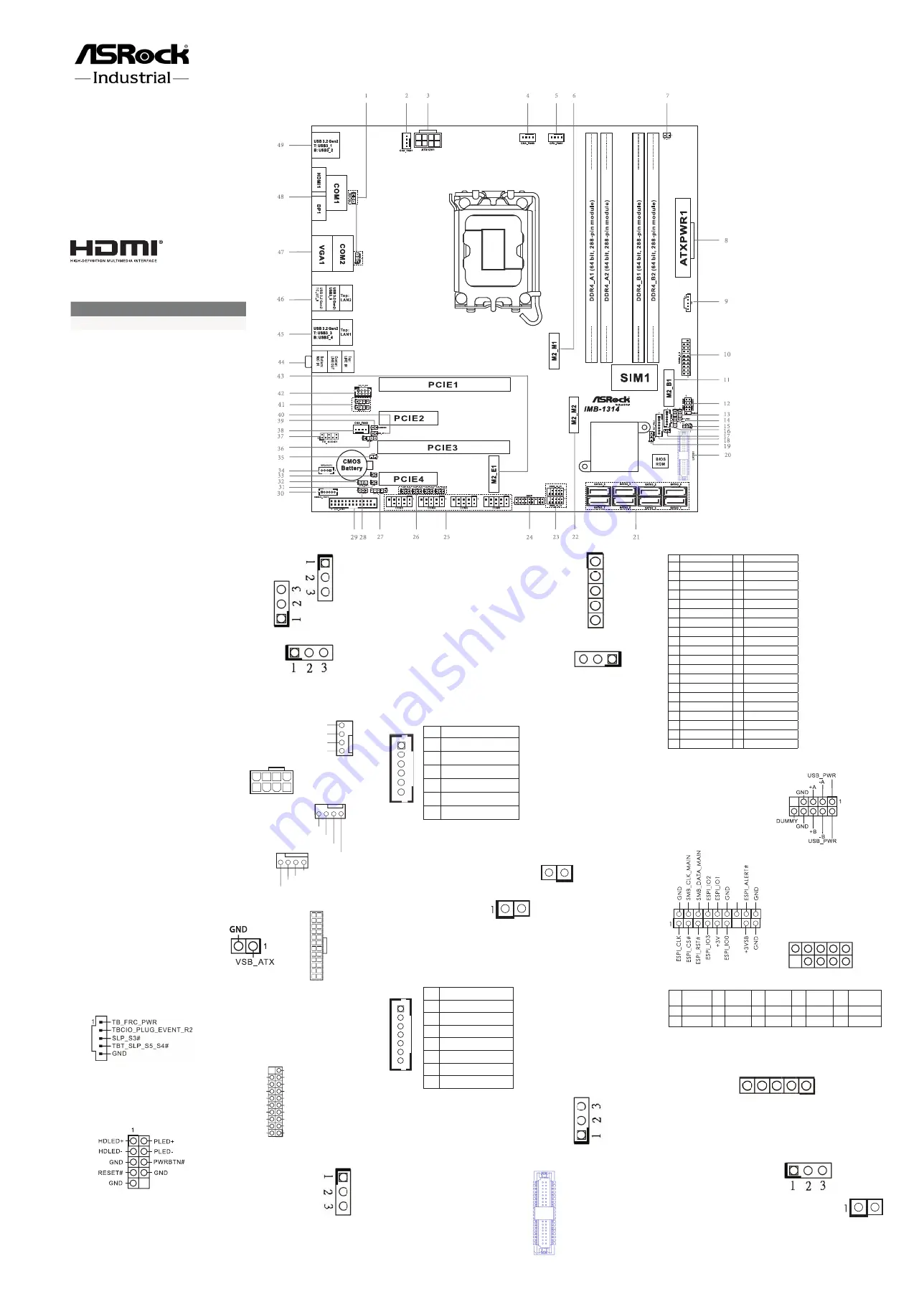 ASRock Industrial IMB-1314 Скачать руководство пользователя страница 1