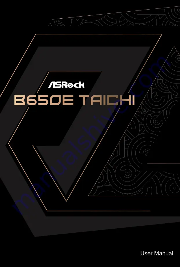 ASROCK B650E TAICHI User Manual Download Page 1