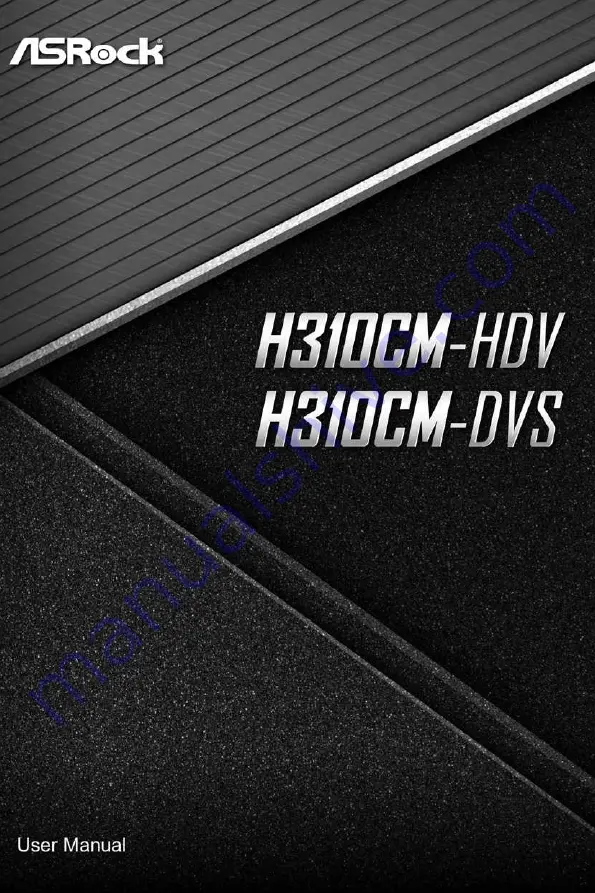 ASROCK H310CM-DVS User Manual Download Page 1