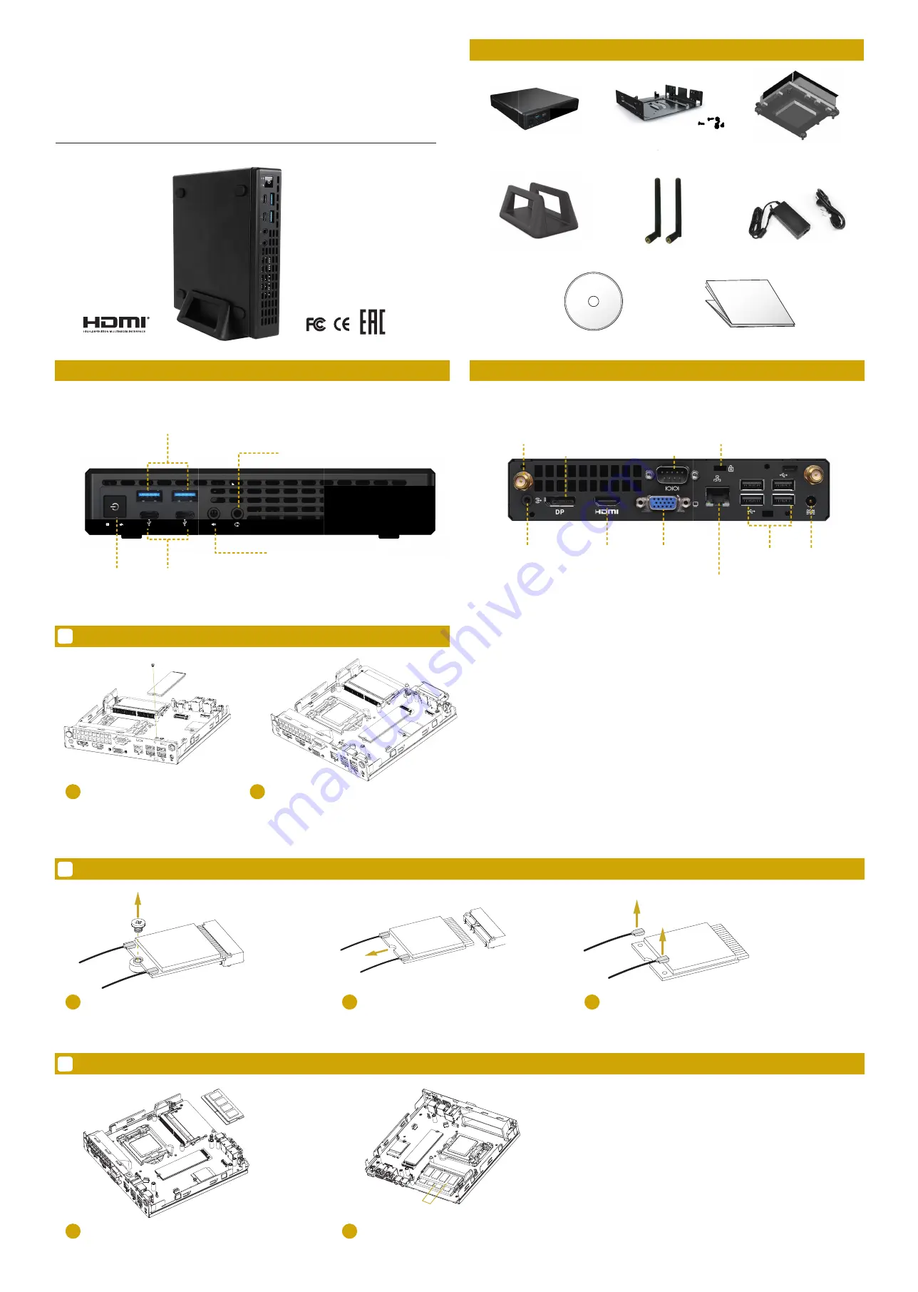 ASROCK Jupiter H410 Quick Installation Manual Download Page 1