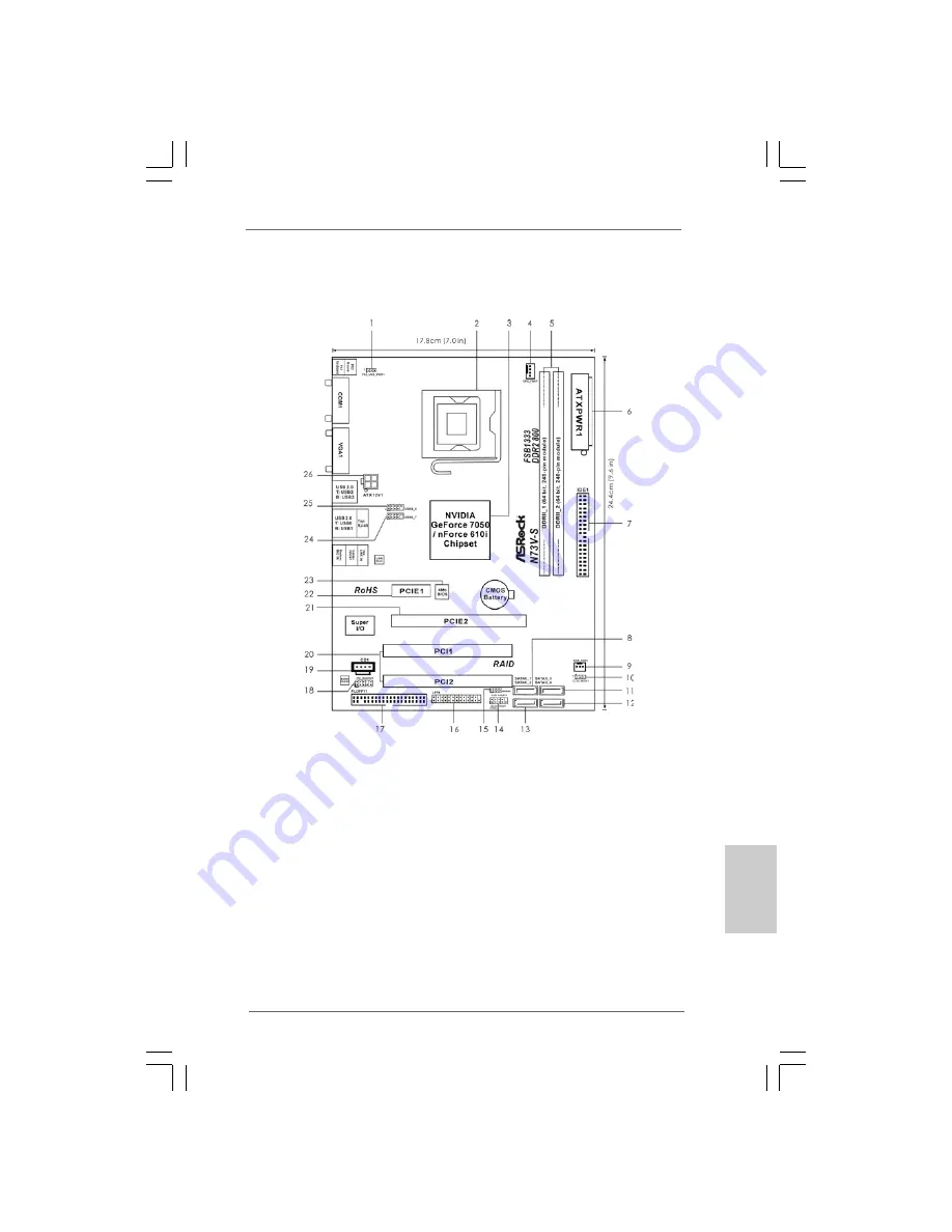 ASROCK N73PV-S -  V 1-0 - 11-2008 Скачать руководство пользователя страница 3