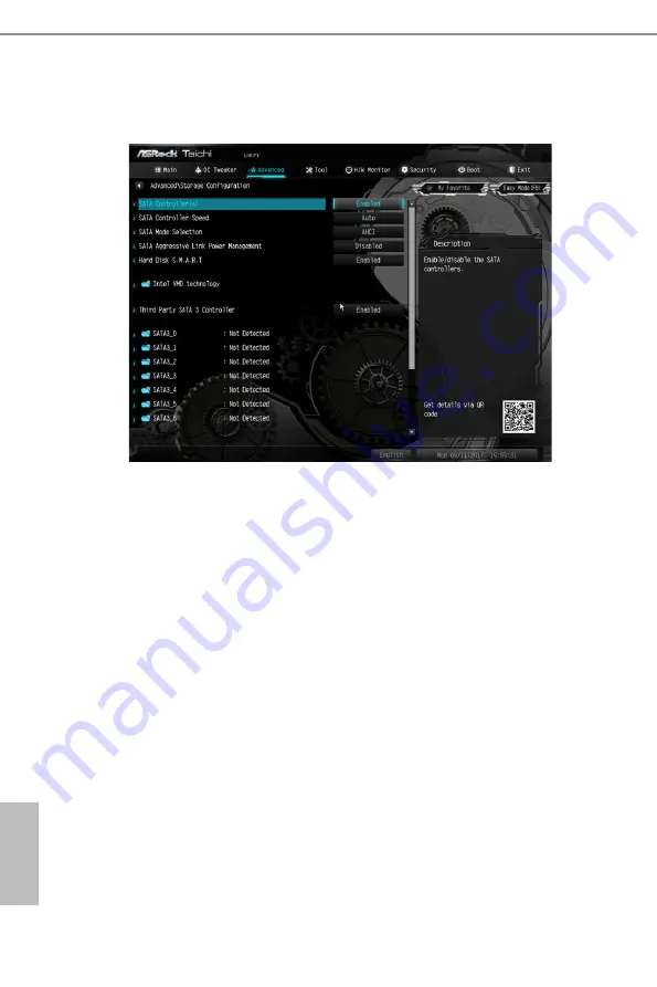 ASROCK X299 Taichi XE Manual Download Page 87