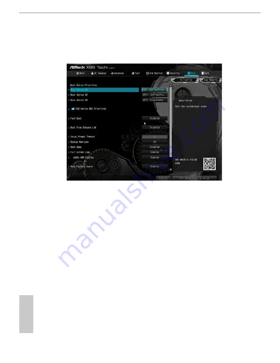 ASROCK X99 Taich User Manual Download Page 94