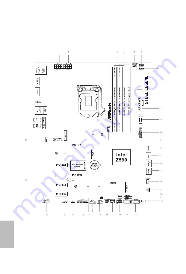 ASROCK Z590 Steel Legend User Manual Download Page 16