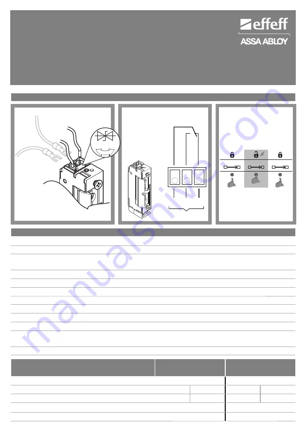 Assa Abloy 118F A71 Series Mounting Instructions Download Page 1