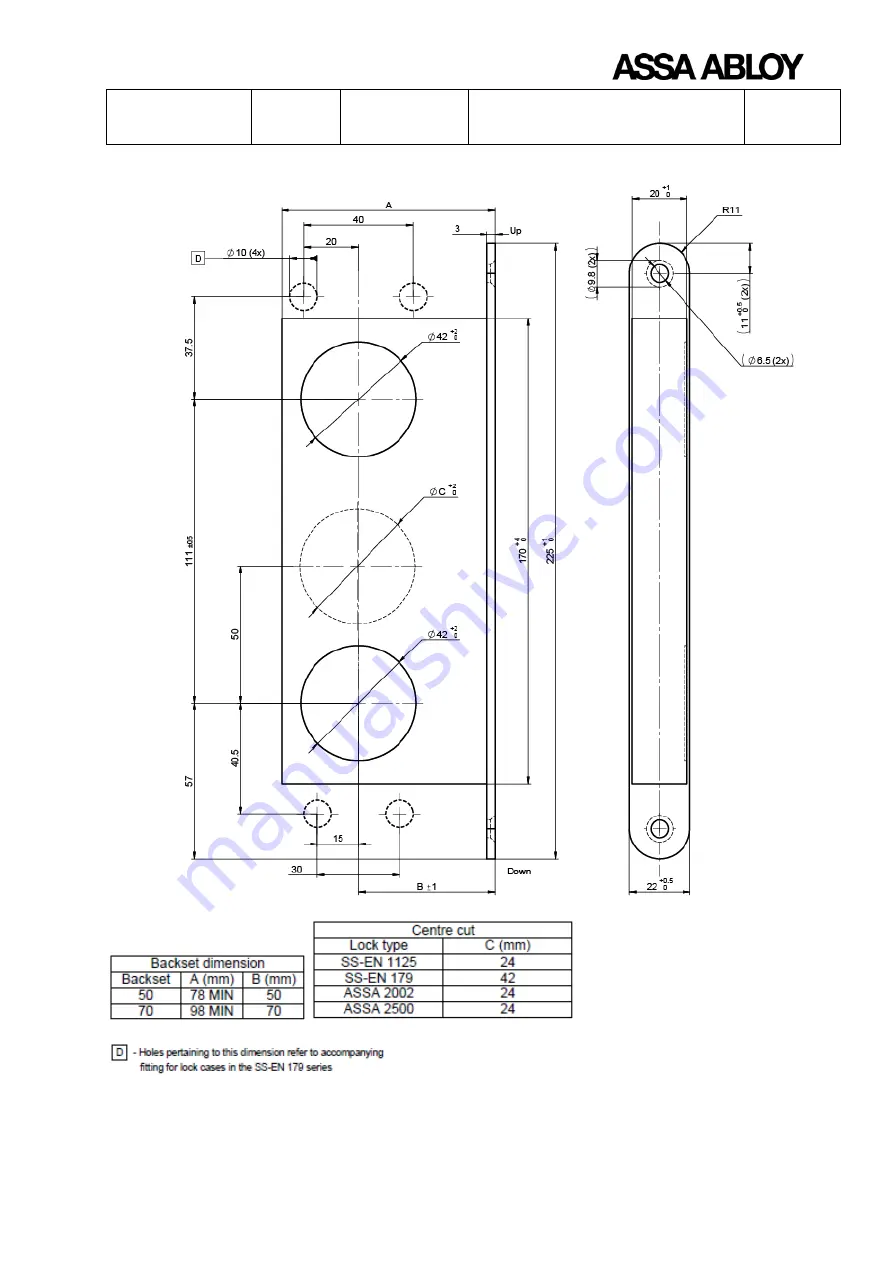 Assa Abloy 179C Скачать руководство пользователя страница 5