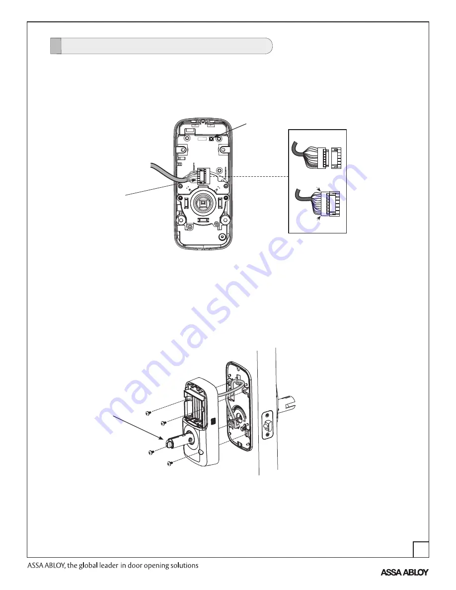 Assa Abloy Arrow Revolution U4A-YRHCPZB0 Installation And Programming Instructions Download Page 9