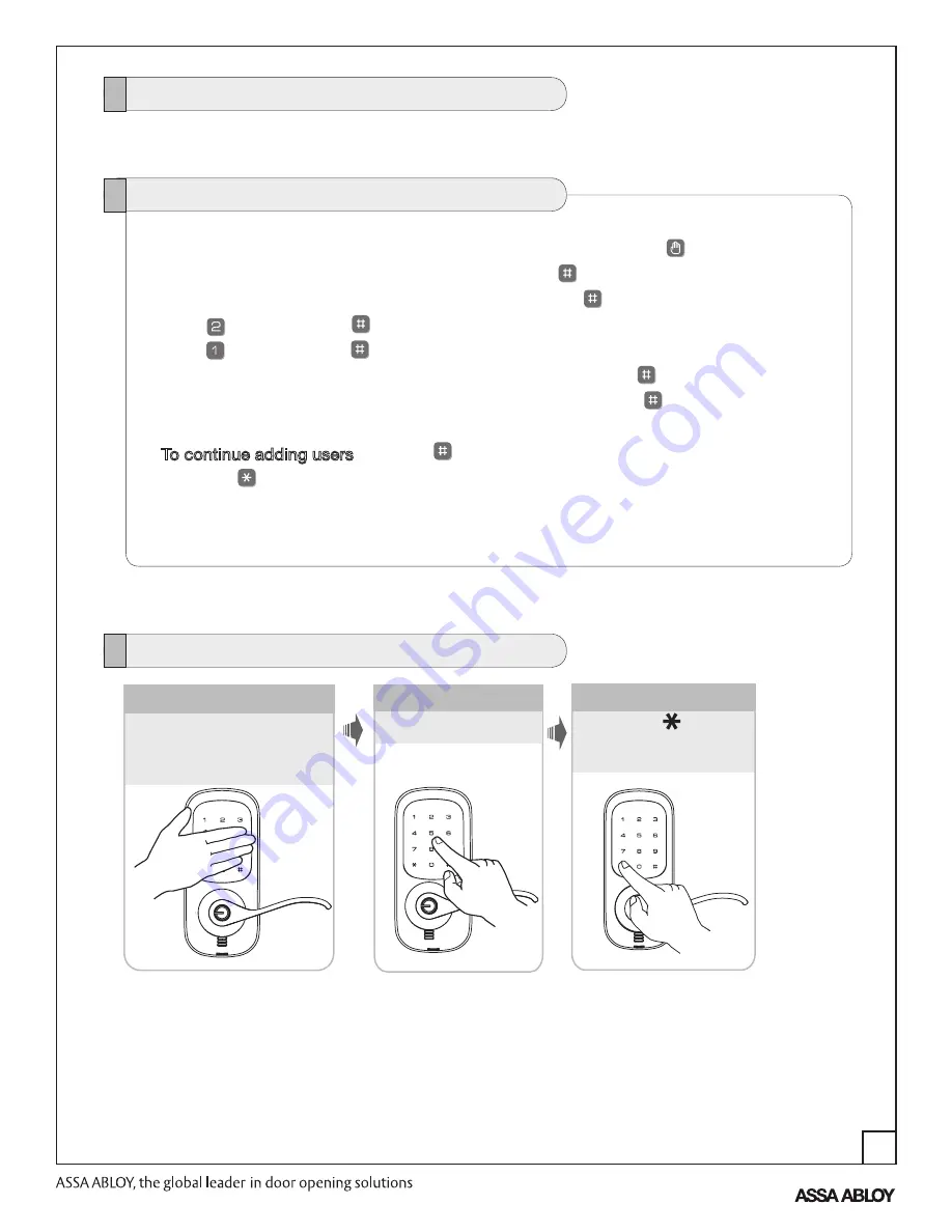 Assa Abloy Arrow Revolution U4A-YRHCPZB0 Installation And Programming Instructions Download Page 18