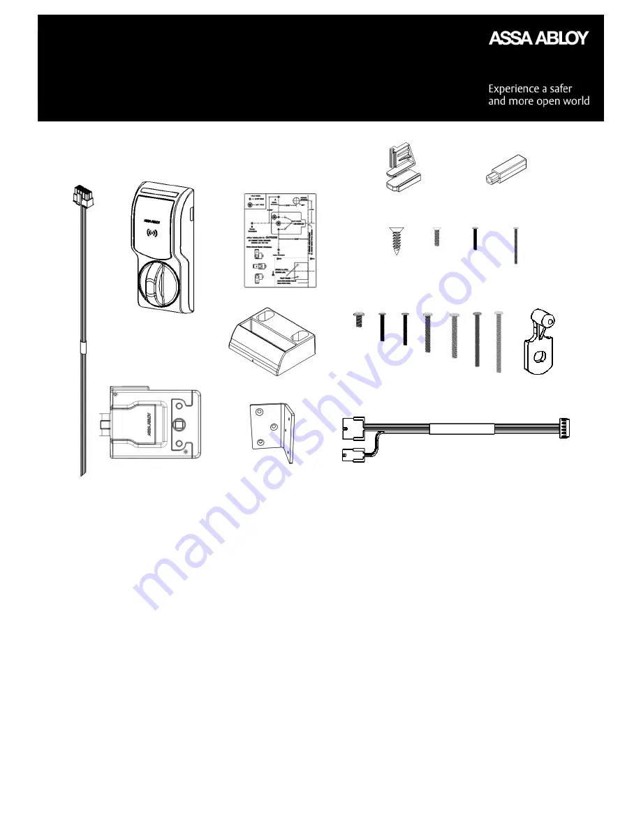 Assa Abloy Cabinet Lock Series Installation Instructions Manual Download Page 1