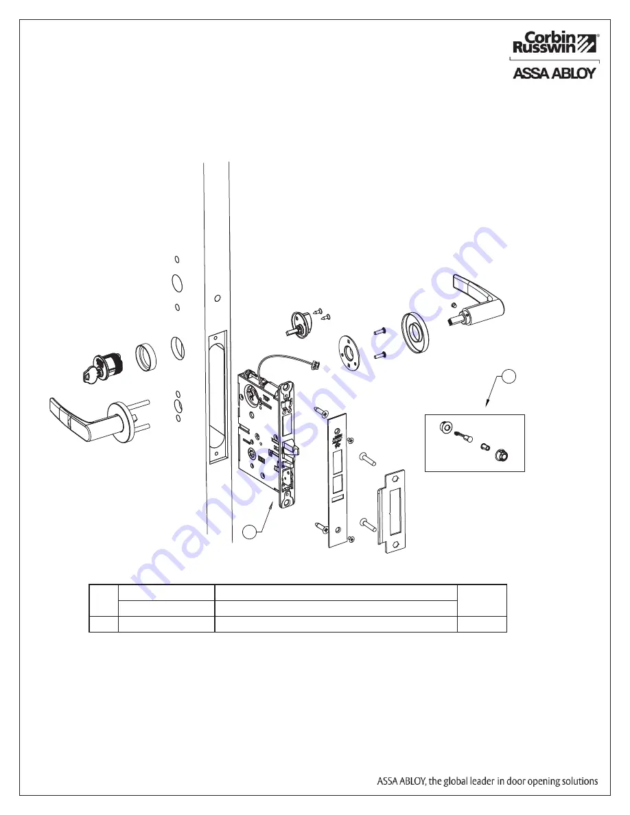 Assa Abloy CL33700 TCPWI1 Installation Instructions Manual Download Page 5