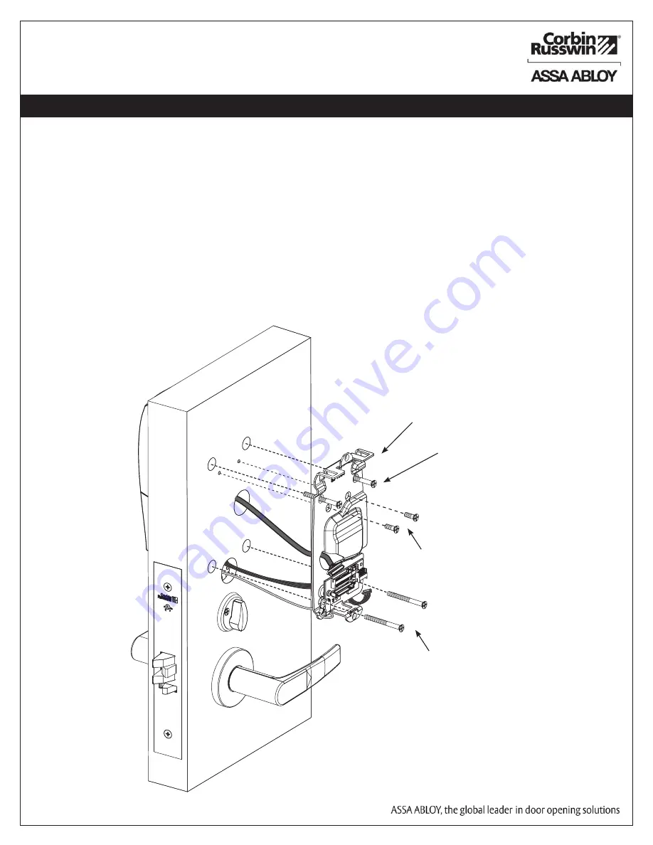 Assa Abloy CL33700 TCPWI1 Installation Instructions Manual Download Page 24