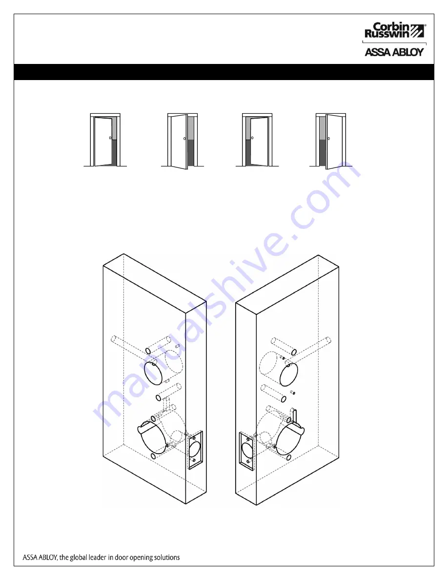 Assa Abloy Corbin Russwin Access 600 CL33600 TCRNE1 M802 Скачать руководство пользователя страница 7