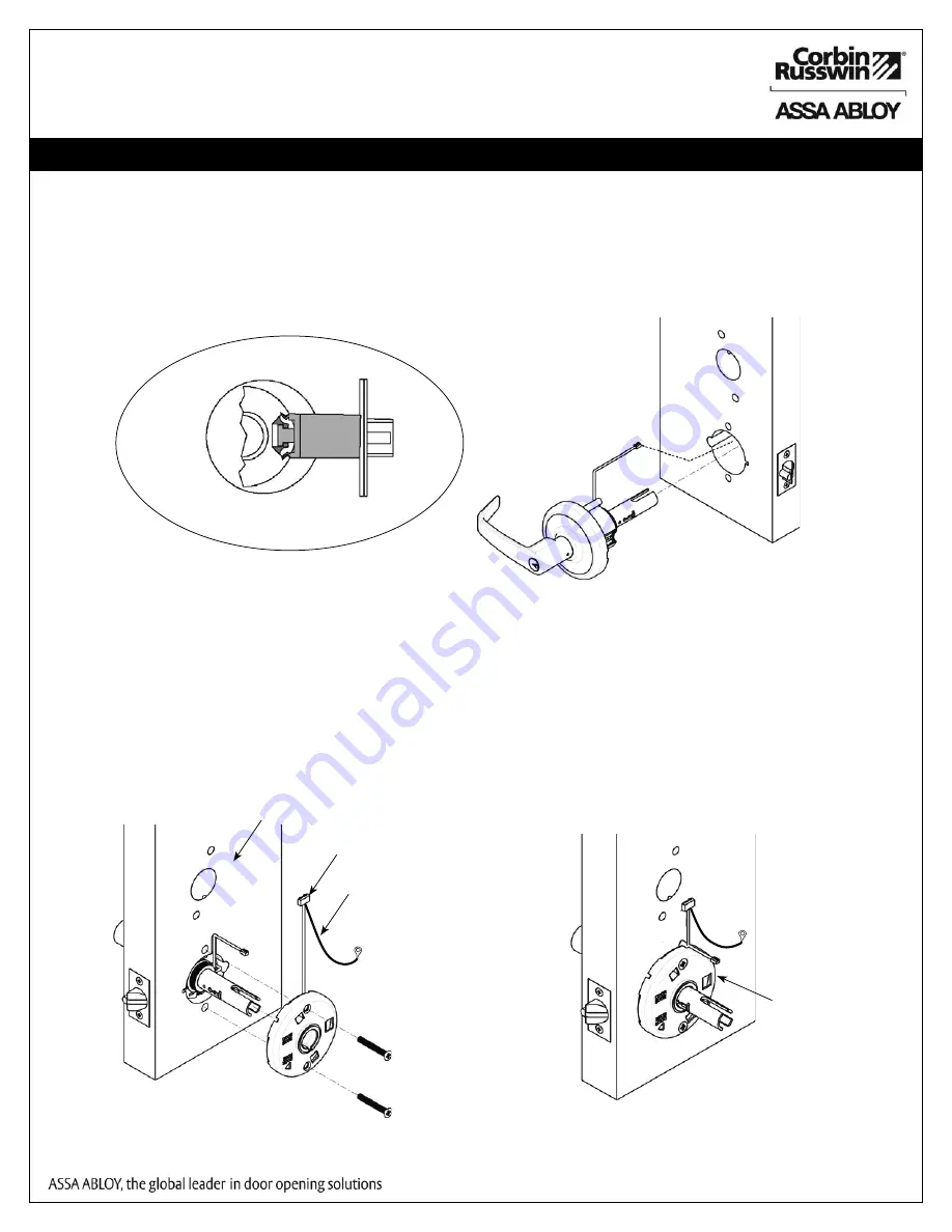 Assa Abloy Corbin Russwin Access 600 CL33600 TCRNE1 M802 Скачать руководство пользователя страница 9