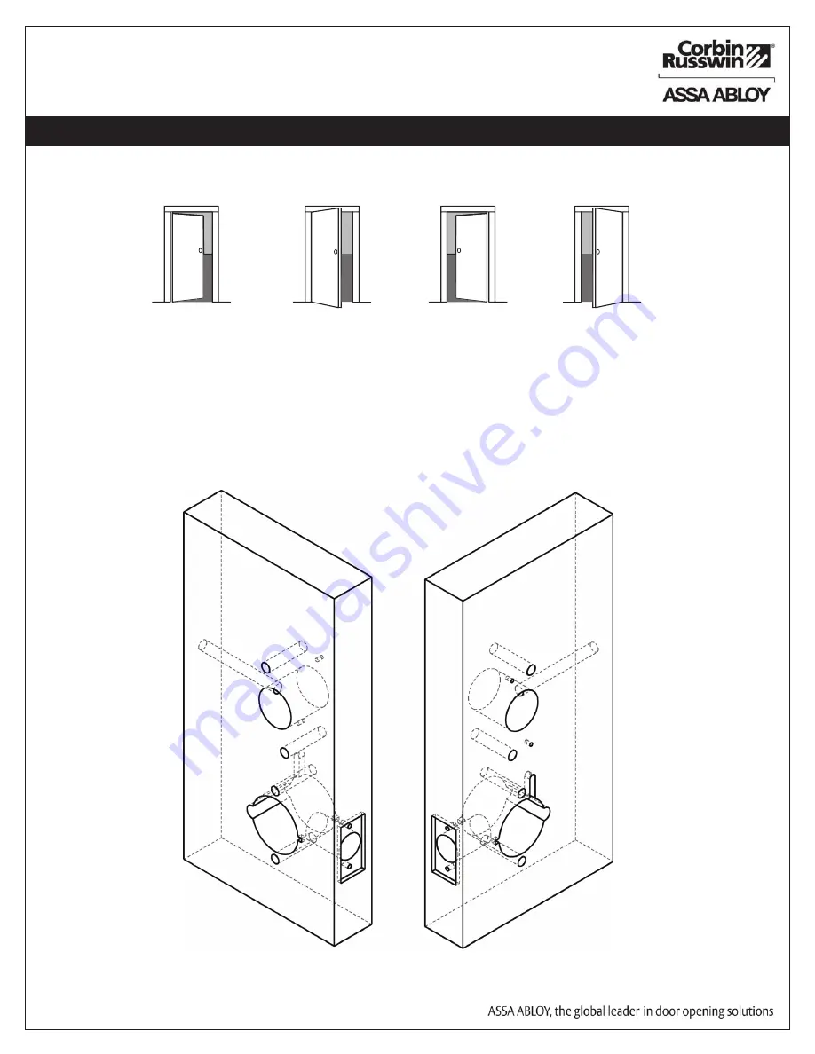 Assa Abloy Corbin Russwin Access 600 CL33600 TCRNE1 Series Скачать руководство пользователя страница 8