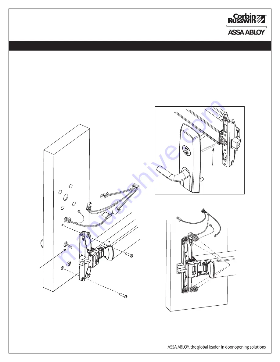 Assa Abloy Corbin Russwin Access 700 ED5000N Series Installation Instructions Manual Download Page 7