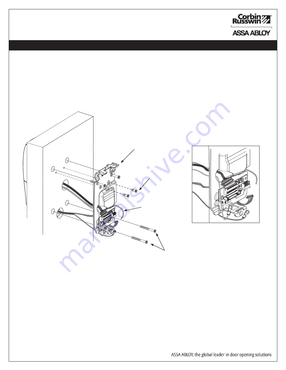 Assa Abloy Corbin Russwin Access 700 ED5000N Series Installation Instructions Manual Download Page 18