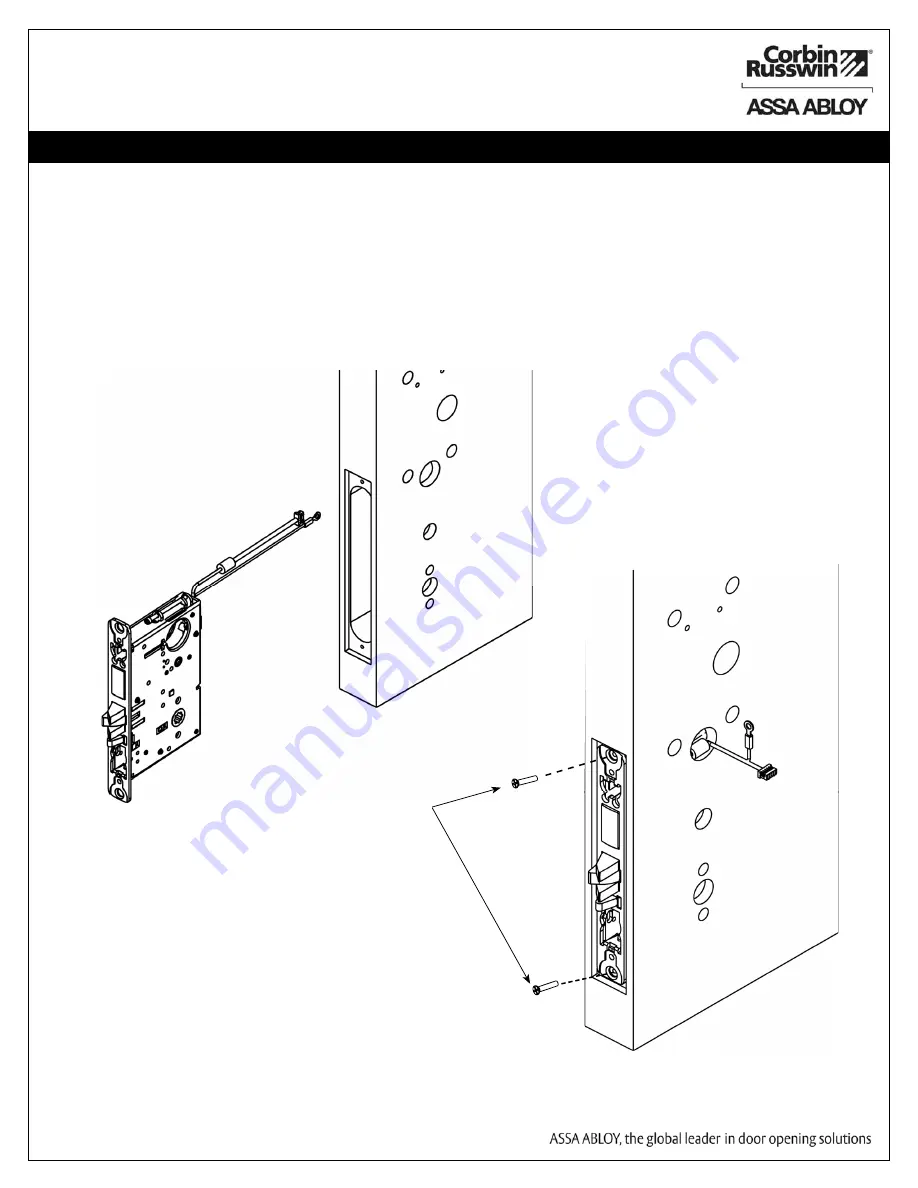 Assa Abloy Corbin Russwin Access 700 ML20700 PIP Series Скачать руководство пользователя страница 8