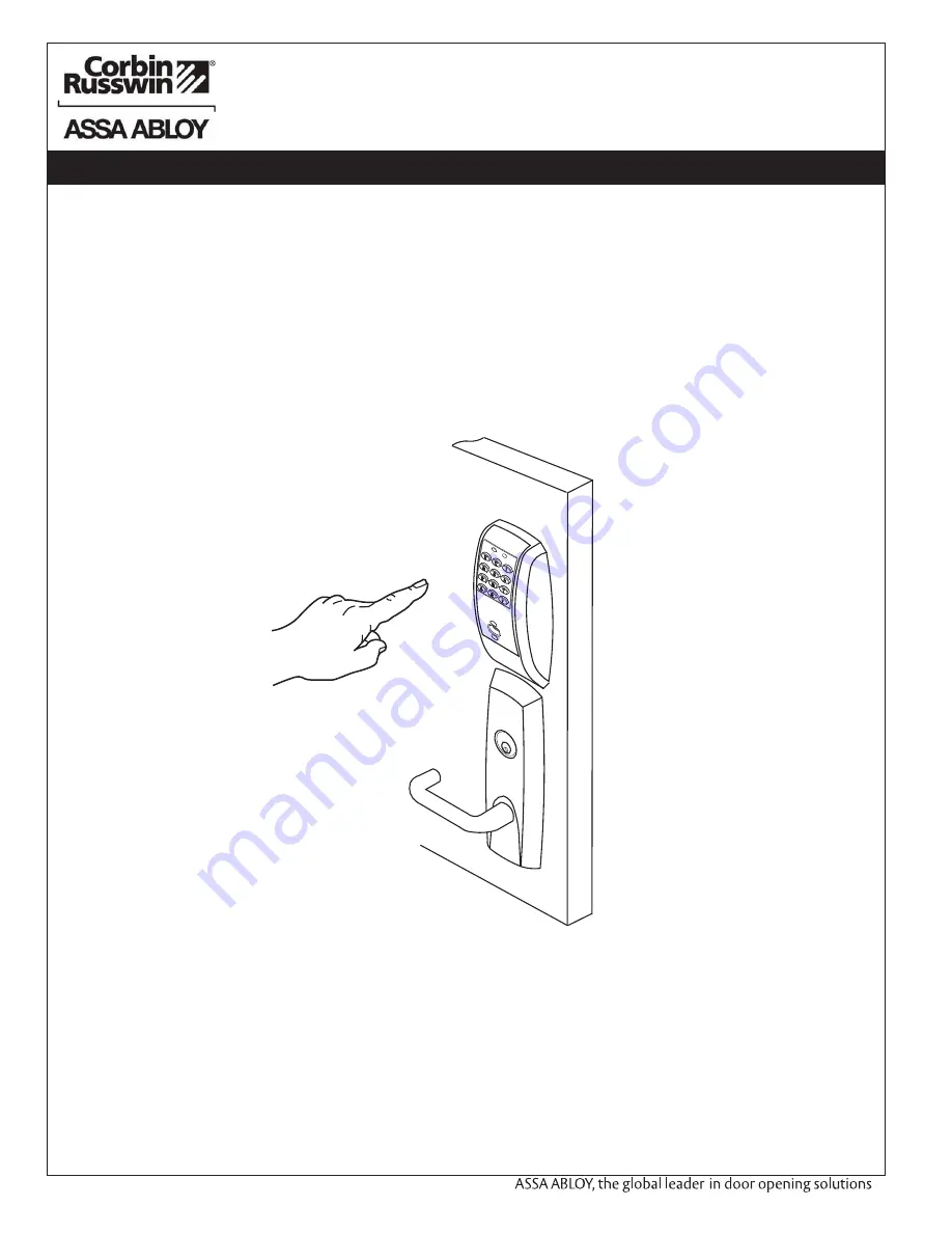 Assa Abloy Corbin Russwin Access 800 9800 TCPIP1 Series Installation Instructions Manual Download Page 10