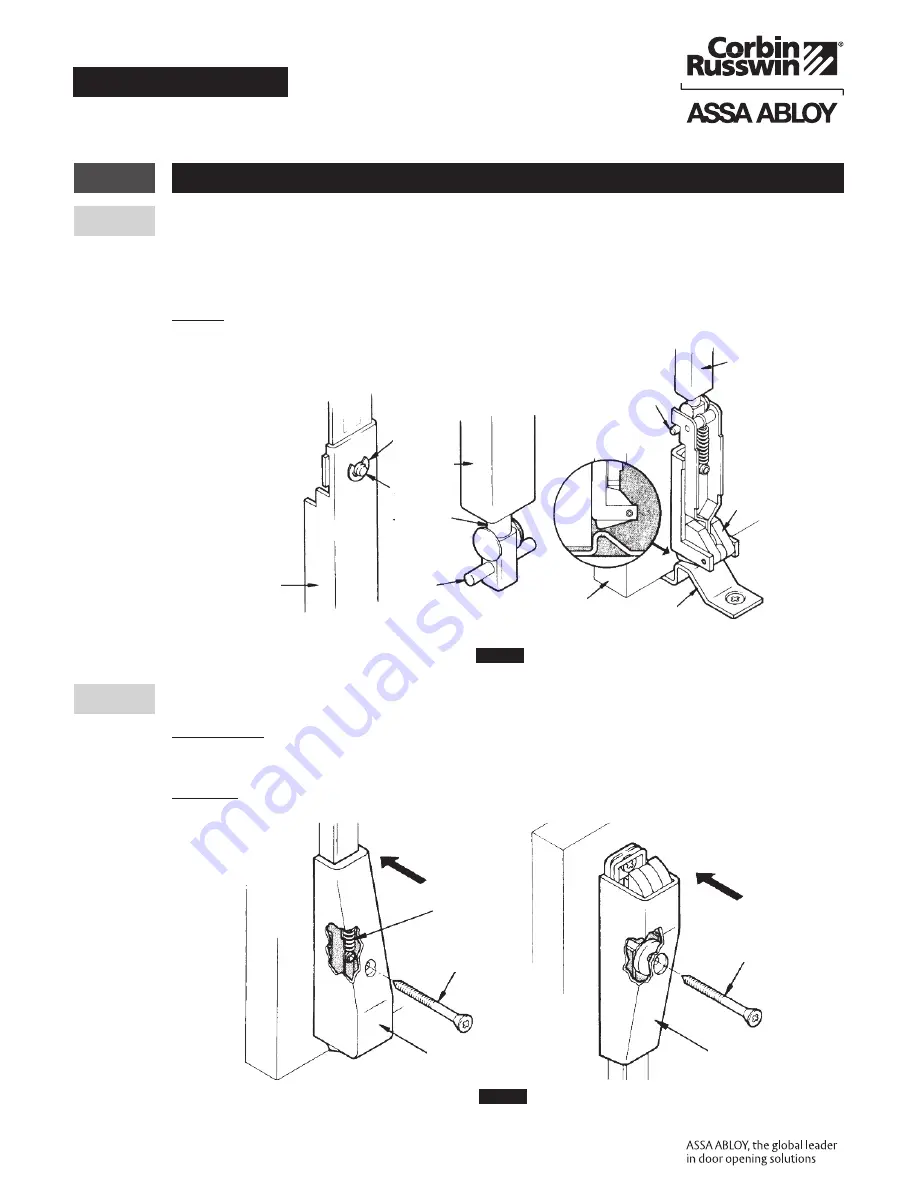 Assa Abloy Corbin Russwin ED8400 Series Installation Instructions Manual Download Page 11