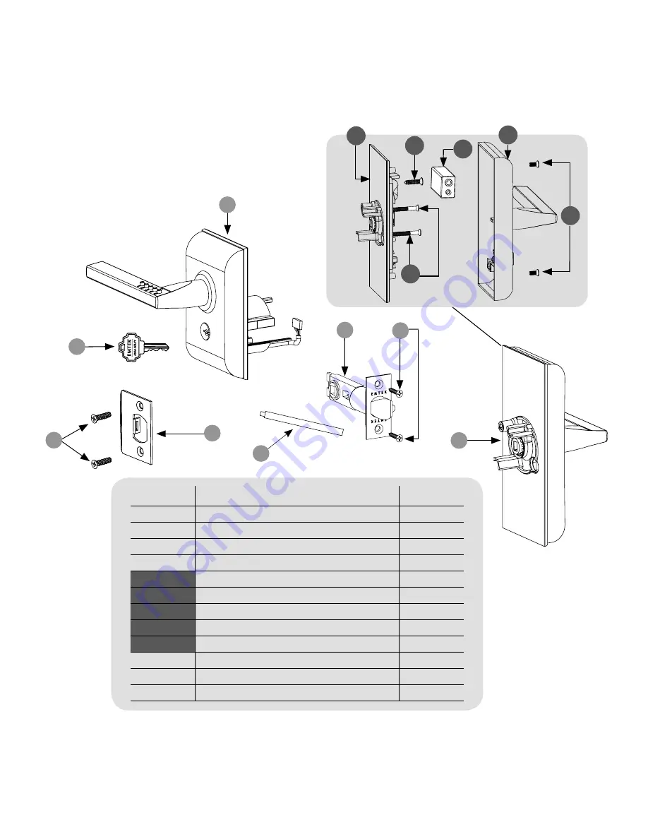 Assa Abloy EMTEK LISCIO Скачать руководство пользователя страница 2