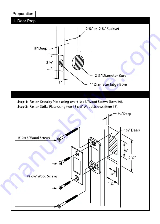 Assa Abloy Emtek Modern Keypad Entryset Installation & Programming Manual Download Page 3