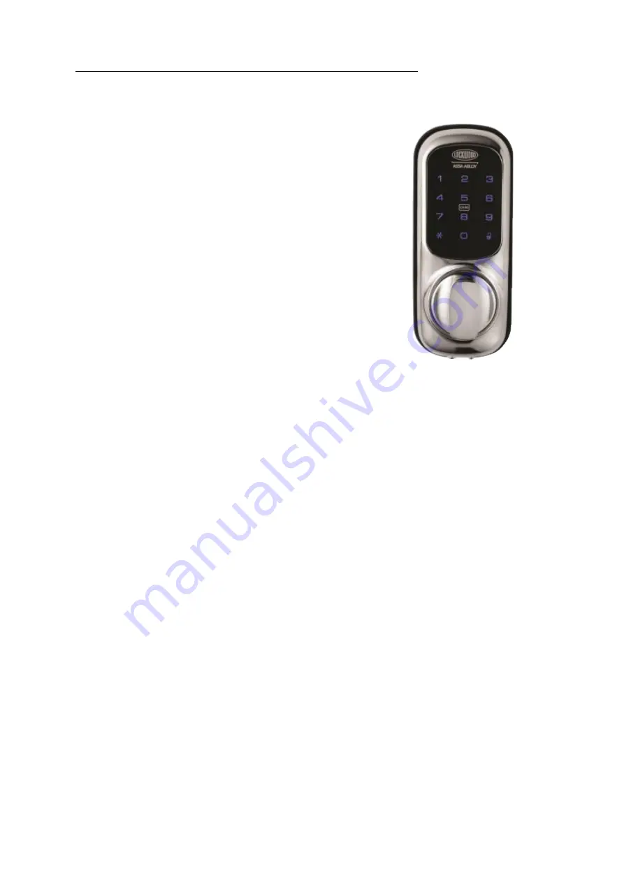 Assa Abloy LSC 001T-1K1CPDP Manual Download Page 1