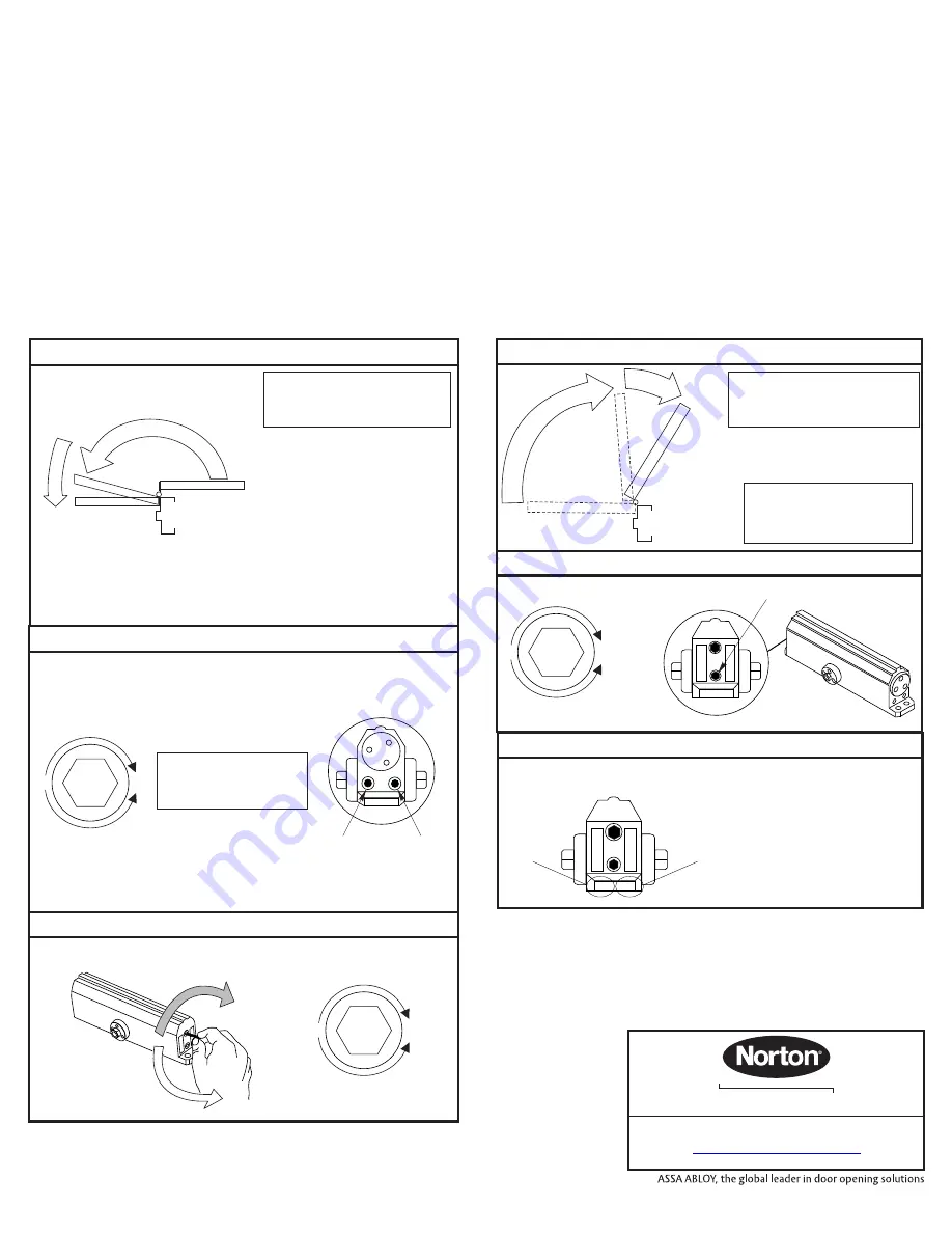 Assa Abloy Norton PR1601 Скачать руководство пользователя страница 6