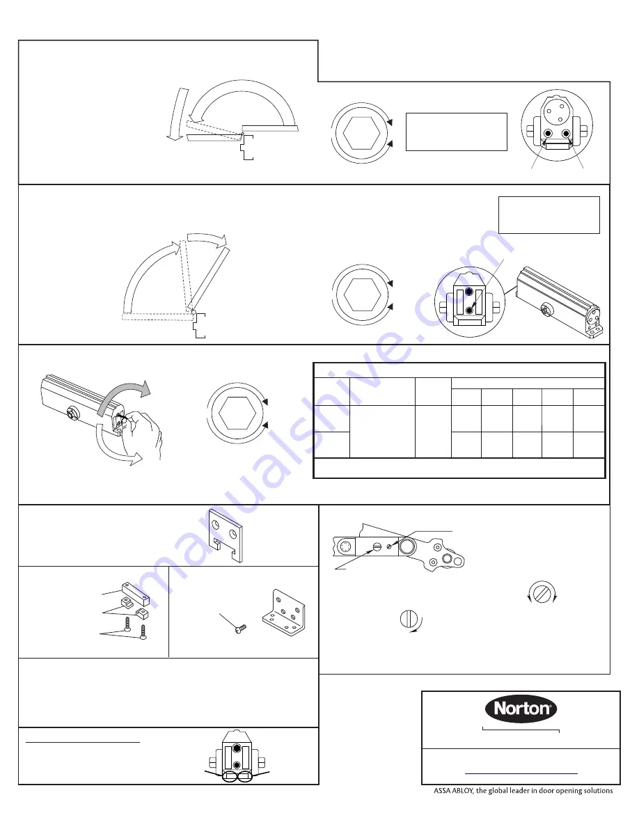 Assa Abloy Norton UniTrol UNI-1600BC Series Скачать руководство пользователя страница 4