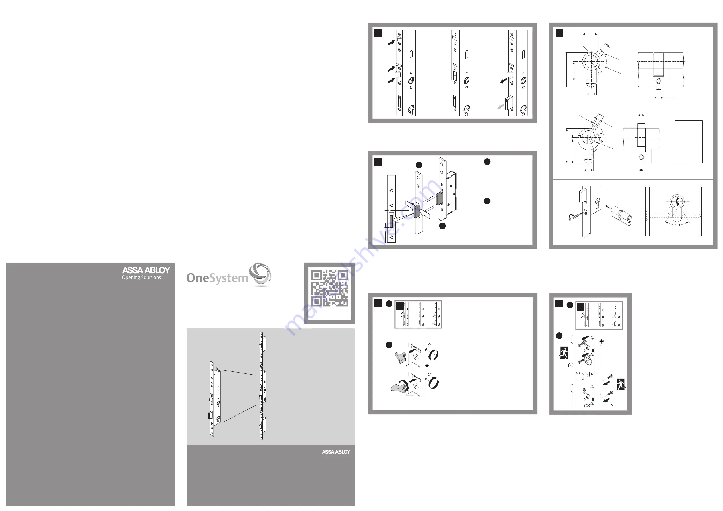 Assa Abloy OneSystem 309N Quick Manual Download Page 1