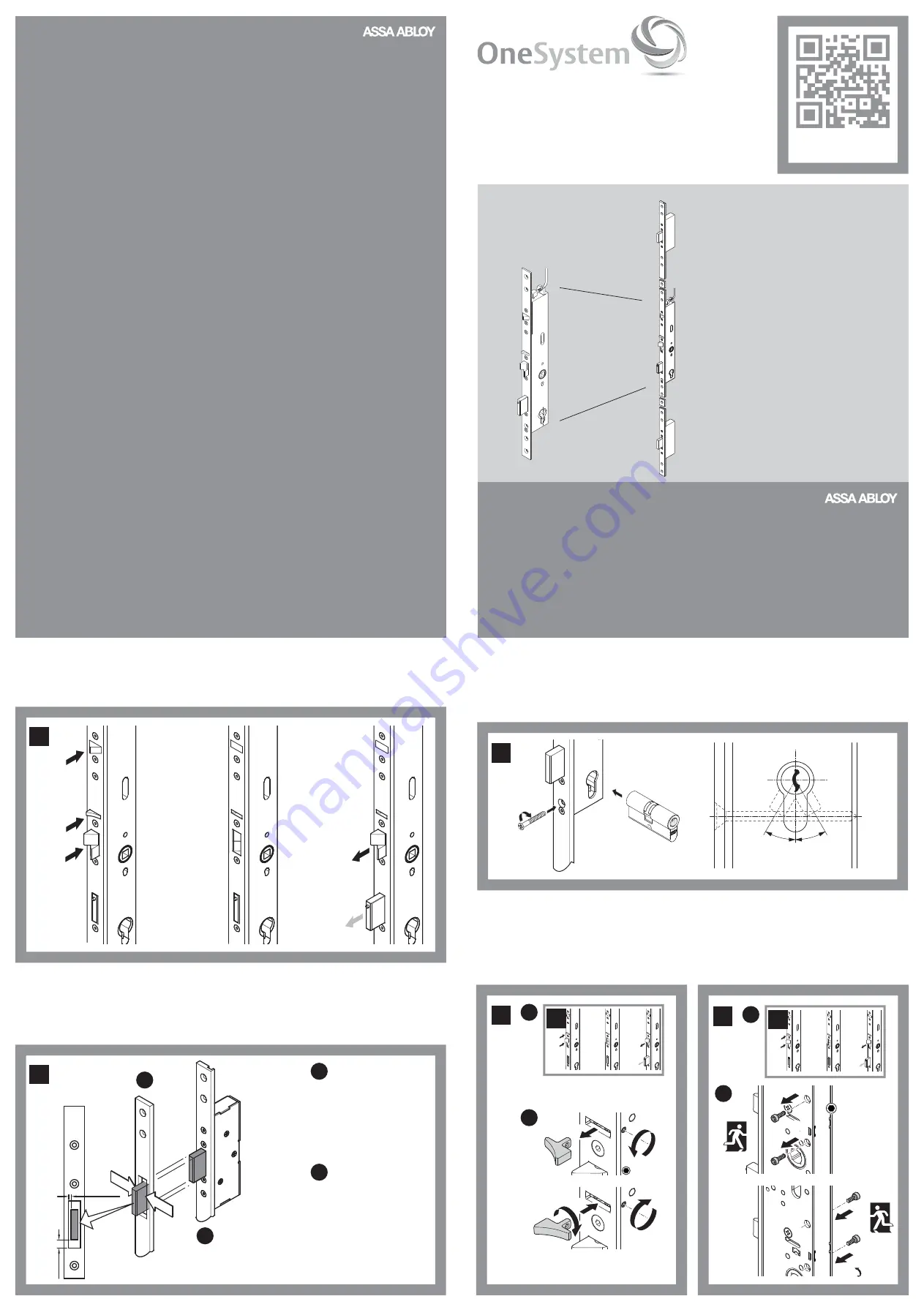 Assa Abloy OneSystem 809N Quick Manual Download Page 1