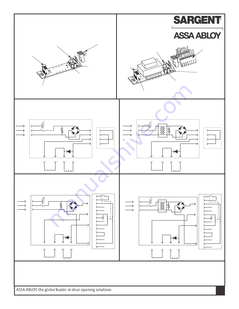 Assa Abloy Sargent 2409 Series Скачать руководство пользователя страница 4