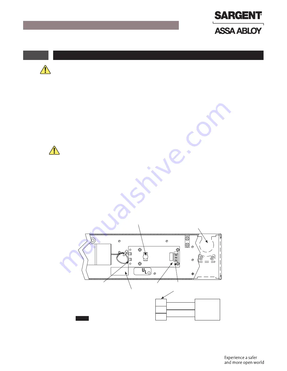 Assa Abloy SARGENT 2900 FIREGUARD Installation Instructions Manual Download Page 5