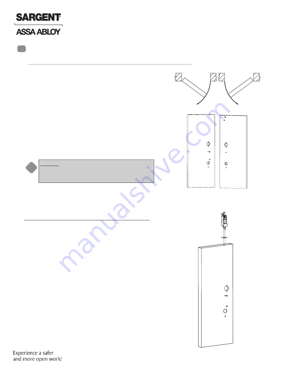 Assa Abloy Sargent ELR Series Installation Instructions Manual Download Page 12