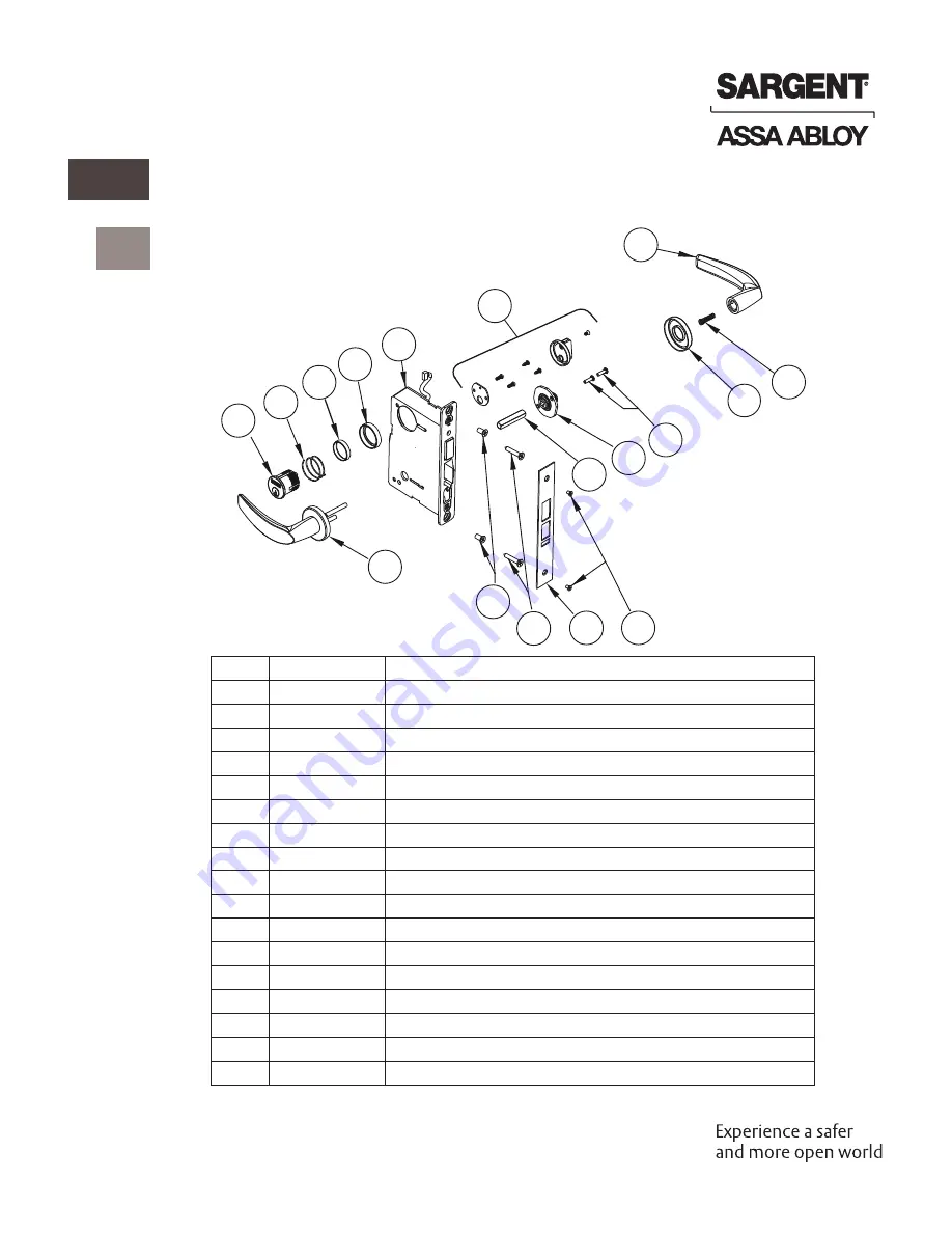 Assa Abloy Sargent Passport 1000 PG Скачать руководство пользователя страница 6