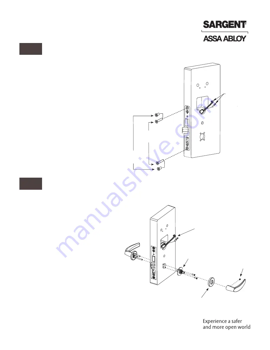 Assa Abloy Sargent Passport 1000 PG Installation Instructions Manual Download Page 10