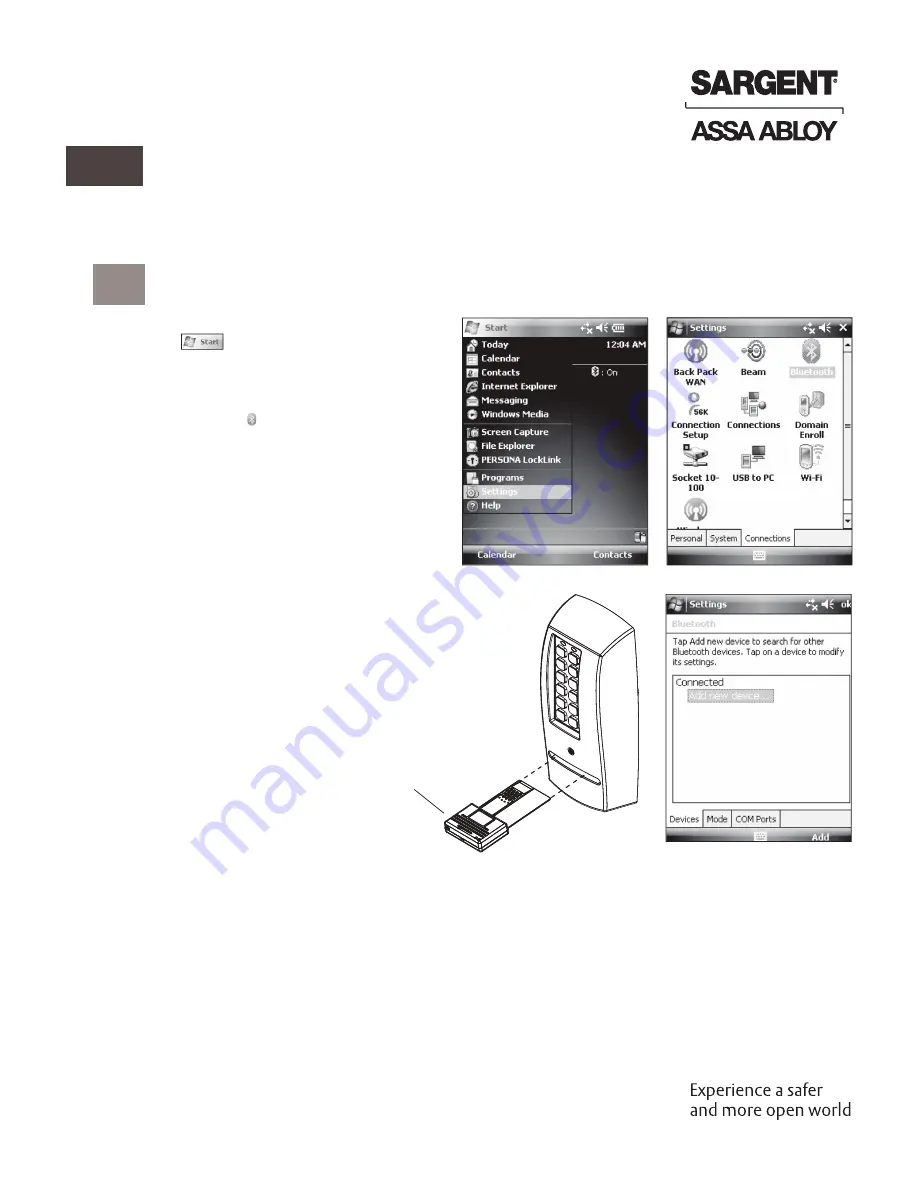 Assa Abloy Sargent Passport 1000 PG Скачать руководство пользователя страница 16