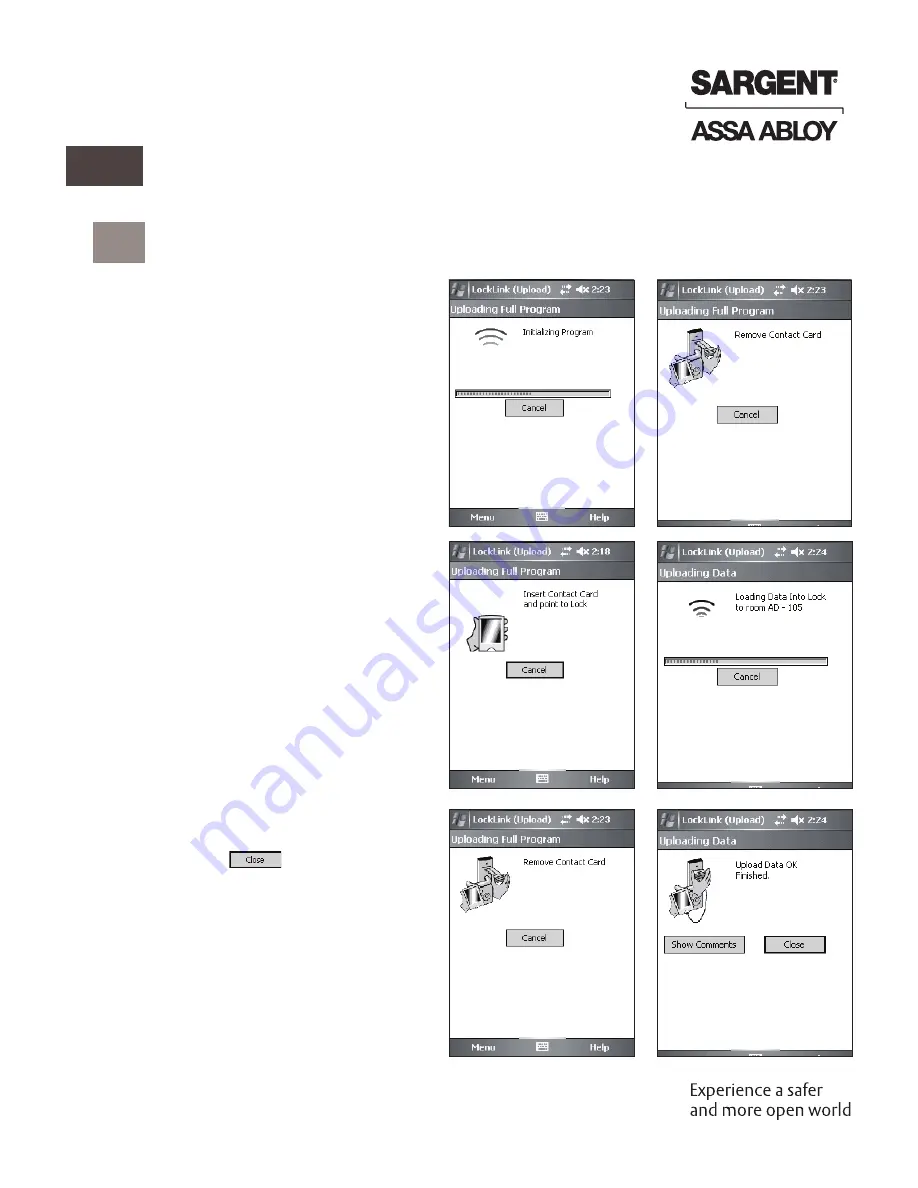 Assa Abloy Sargent Passport 1000 PG Installation Instructions Manual Download Page 20